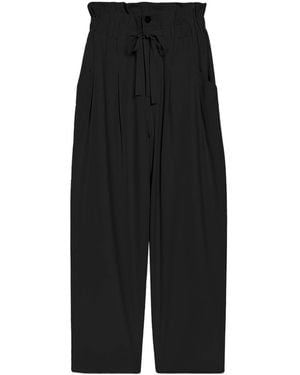 Vanessa Bruno Elastic Strap Casual Trousers - Black