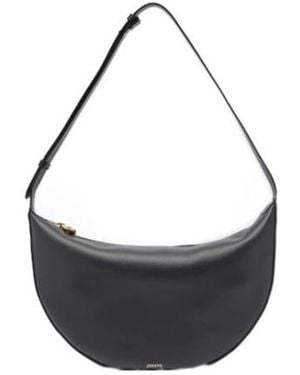 JOSEPH Bean Medium Leather Shoulder Bag - Grey
