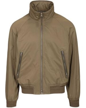 Tom Ford Jacket With Cashmere Lining - Green