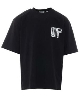 Off-White c/o Virgil Abloh Motion Arrow Short-Sleeve T-Shirt - Black