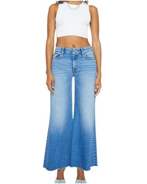 Mother Cotton-Blend Jeans - Blue