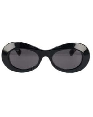 Gucci Eyewear Oval Frame Sunglasses - White