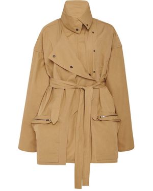 The Row Belted Long-Sleeved Jacket - Natural