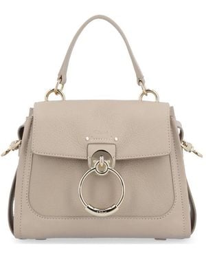 Chloé Chloé Tess Day Logo Detailed Mini Crossbody Bag - Natural