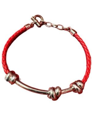 Ferragamo Tied Detail Bracelet - Red