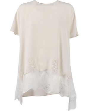 Fabiana Filippi Crepe De Chine Top - White