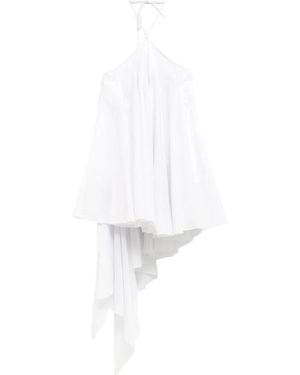Jacquemus The Triangle Halterneck Mini Dress - White