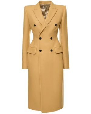 KHAITE Carmona Wool Blend Long Coat - Natural