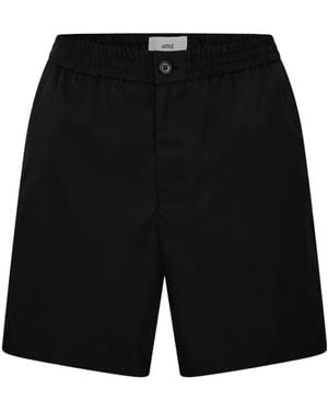 Ami Paris Ami Ami Txt Short Sn52 - Black