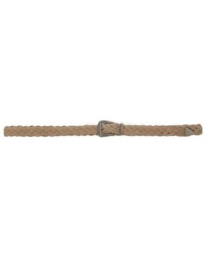 Brunello Cucinelli Braided Monili Belt - White