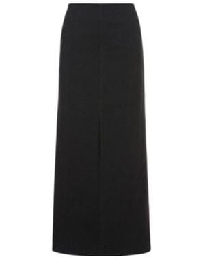 Philosophy Di Lorenzo Serafini Front-Slit A-Line Maxi Skirt - Black