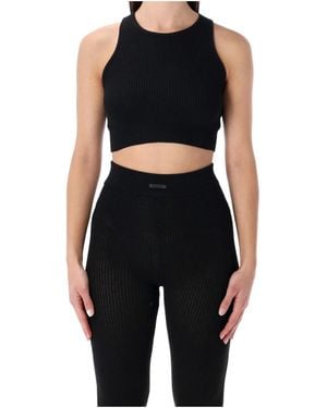 Fear Of God Waffle Sport Tank Top - Black