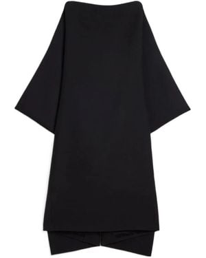 Jil Sander Silk Blend Dress - Black