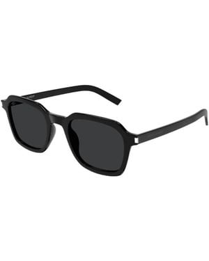 Saint Laurent Eyewear Square Frame Sunglasses - White