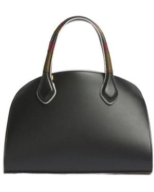 Marni Overlap Small Tote Bag - Black