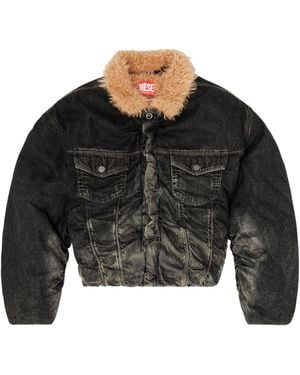 DIESEL D-Curly-Fsj Insulated Jacket - Black