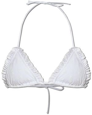 Chloé Chloé Ruffled Bikini Top - White