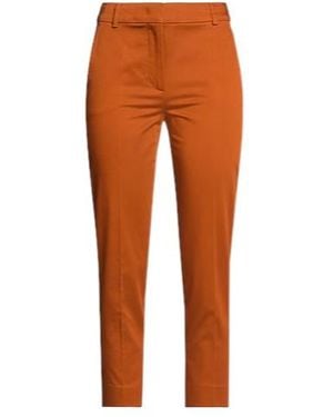 Max Mara Slim-Fit Casual Long Trousers - Orange
