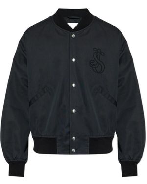 Jil Sander Long Sleeve Jacket - Blue
