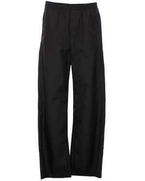 Valentino High Waisted Straight-Leg Trousers - Black