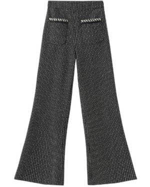 Marissa Chiara Wide-Leg Casual Pants - Gray