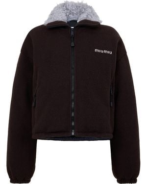 Miu Miu Solid Color Jackets - Black