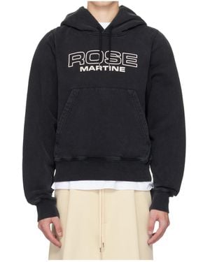 Martine Rose Shrunken Hoodie - Blue