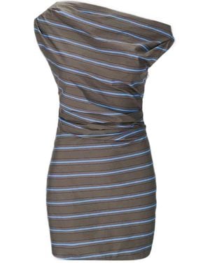 STAUD Sleeveless Dress - Grey
