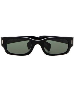 McQueen Eyewear Rectangular Frame Sunglasses - Multicolor