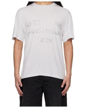 HELIOT EMIL Overo Short-Sleeved T-Shirt - White