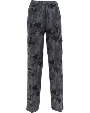 Aspesi Camouflage Cargo Pants - Gray