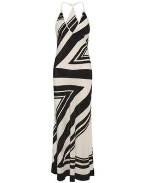 SIR. Pietra V-Neck Dress - White