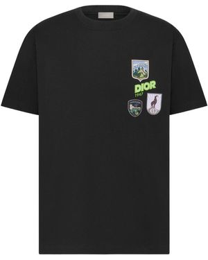 Dior Mountain T-Shirt, Relaxed Fit - Black