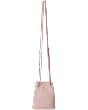 Miu Miu Nappa Leather Mini Bag - Pink