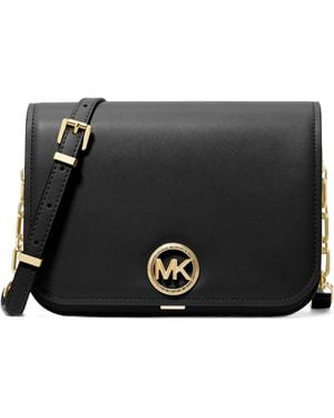 MICHAEL Michael Kors Delancey Medium Messenger Bag - Black
