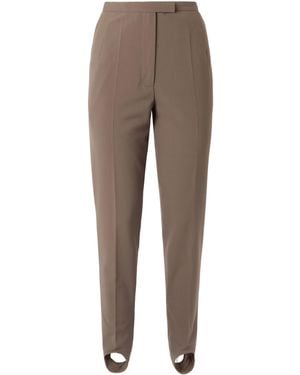 Dries Van Noten Stirrup Trousers - Brown