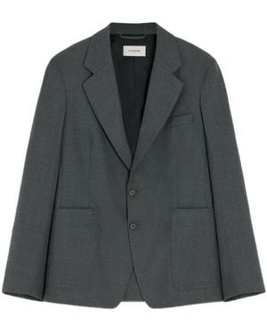 Lemaire Tailored Twill Blazer - Black