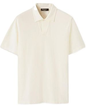 Loro Piana Short-Sleeved Polo Shirt - White