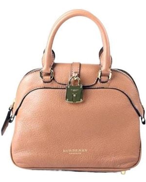 Burberry Logo Handbag - Pink