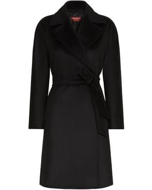 Max Mara Studio Ravenna Belted Coat - Black