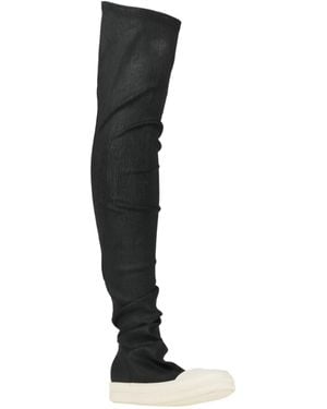 Rick Owens Cowboy Over-The-Knee Boots - Black