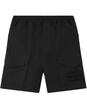 Stone Island Ghost Cargo Shorts - Black