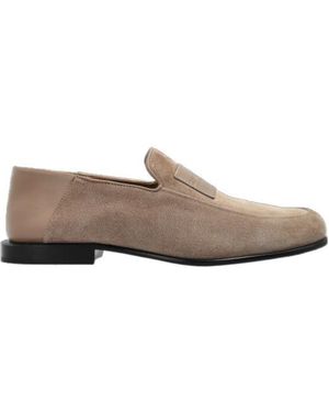 Givenchy Label Slip-On Loafers - Brown
