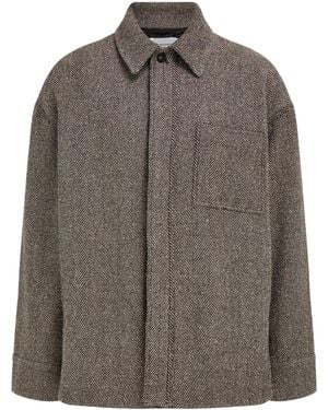 Ferragamo Ferragamo Long-Sleeved Jacket - Brown