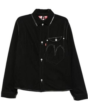 Junya Watanabe Contrast-Stitch Casual Jacket - Black