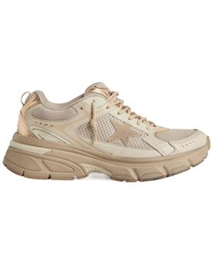 Golden Goose Lightstar Lace-Up Trainers - Natural