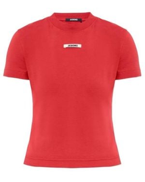Jacquemus The Gros Grain T-Shirt - Red
