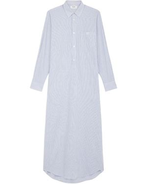 Celine Long Shirt Dress - White