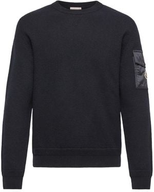 Moncler Wool Sweater - Blue