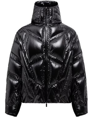 Moncler X Aap Rocky Bahianinha Hooded Short Down Jacket - Black